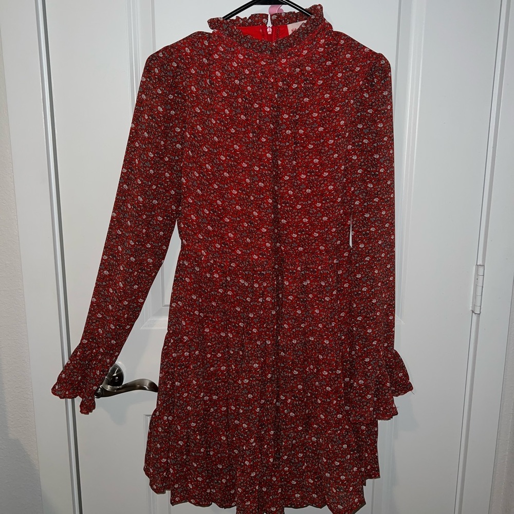 Showpiece high neck dress